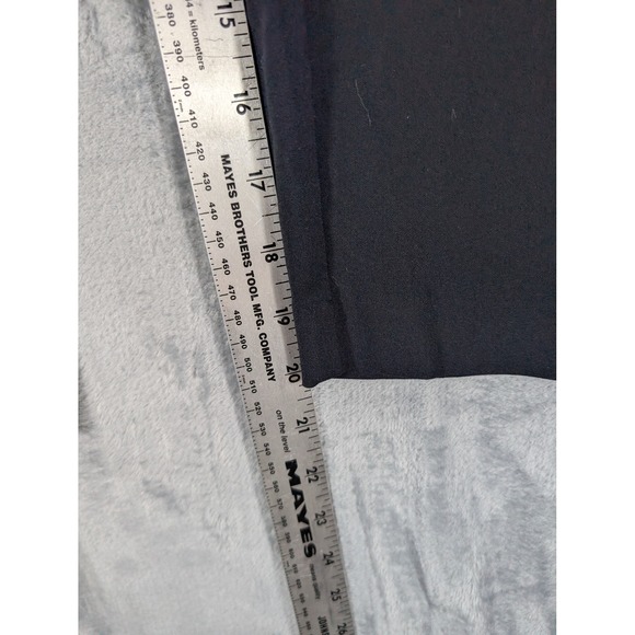 JM Collection Womens Black Cropped Trousers Gold Chain Hem Detail Size 12 - Picture 7 of 13